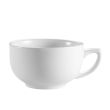C.A.C. RCN-56, 14 Oz 4.75-Inch Porcelain Cappuccino Cup, 3 DZ/CS