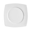 C.A.C. RCN-SQ16, 10.5-Inch Porcelain Round In Square Plate, DZ