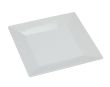 Yanco RM-106 6-Inch Rome Melamine Square White Plate, 48/CS