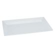 Yanco RM-4309 17.5x10.75-Inch Rome Melamine Round White Display Plate, DZ