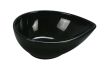 Yanco RM-704BK 4 Oz 4x3.5x1.5-Inch Rome Melamine Round Waterdrop Shape Black Dish, 72/CS