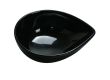 Yanco RM-706BK 10 Oz 5.75x4.5x2-Inch Rome Melamine Round Waterdrop Shape Black Dish, 48/CS
