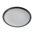 Yanco RO-110 10.25x0.875-Inch Rockeye Porcelain Coupe Shape White Plate, DZ
