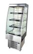 Omcan RTS-250L, 27x24x67.75-Inch Open Refrigerated Display Case, 9 Cu. Ft, CE