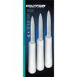 Dexter Russell S104SC-3PCP, 3 Pack of 3¼-inch Slip-Resistant Scalloped Paring Knives