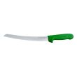 Dexter Russell S147-10SCG-PCP, 10-inch Slip-Resistant Scalloped Bread Knife, Green Handle