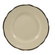 C.A.C. SC-5B, 5.5-Inch Stoneware Black Band Dinner Plate, 3 DZ/CS