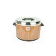 Thunder Group SEJ71000, 40 Cups Insulated Sushi Rice Pot, Stainless Steel Interior & Lid with Polypropylene Handle, NSF