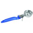 Thunder Group SLDS016L, 2-Ounce Stainless Steel Lever Disher, Size 16, Coated Handle, Blue