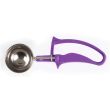 Thunder Group SLDS240G, 0.75-Ounce Stainless Steel Ice-Cream Disher, Size 40, Coated Handle, Orchid