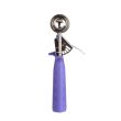 Thunder Group SLDS240P, 0.75-Ounce  Stainless Steel Ice-Cream Disher, Size 40, Coated Handle, Orchid