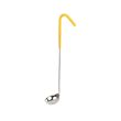 Thunder Group SLOL202, 1-Ounce One Piece Stainless Steel Ladle, Coated Hooked Handle, Yellow