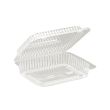 LBH-651, 7x6x2-Inch Clear Hinged Containers, 500/CS