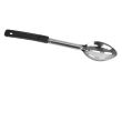 Thunder Group SLPBA112, 11-Inch Slotted Basting Spoon with Plastic Handle, Black