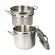 Thunder Group SLSPC4020, 20-Quart Stainless Steel Pasta Cooker with Cover