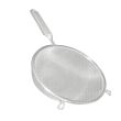 Thunder Group SLSTN3108, 8-Inch Single Fine Mesh Strainer with Wooden Handle, Nickel-Plated Steel