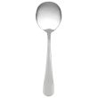 Thunder Group SLTE103, Tahoe Heavyweight Bouillon Spoon, 420 Stainless Steel, Mirror Finish, 12/Pack