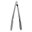 Thunder Group SLTHUT210, 9.5-Inch 1-Piece Stainless Steel Scalloped Extra Heavy Duty Utility Tong