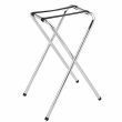 Thunder Group SLTS001, 30-1/2 Folding Type Chrome Plated Tray Stand with 2 Nylon Straps