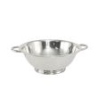C.A.C. SMCD-5, 5 Qt Stainless Steel Handled & Footed Colander