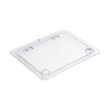 Winco SP7200H, 1/2 Size Clear Hinged Polycarbonate Food Pan Cover for SP7202/7204/7206/7208
