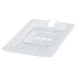 Winco SP7400C, One-Fourth Size Polycarbonate Food Pan Slotted Cover, NSF
