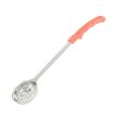 C.A.C. SPCP-2RD, 2 Oz Stainless Steel Perforated Portion Spoon with Red Handle