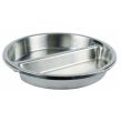 Winco SPFD-2R, Round Divided Food Pan for 6-Quart Chafer