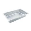 Winco SPFP4, 4-Inch Deep, Full-Size Stainless Steel Perforated Steam Table Pan, NSF