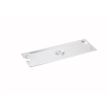 Winco SPJL-HCN, Notched Cover for Half-Long Steam Table Pan, NSF