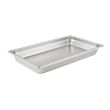 Winco SPJP-102, 2.5-Inch Deep Full Size Anti-Jamming Steam Table Pan, NSF