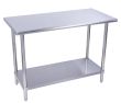 L&J SS1824 18x24-inch All Stainless Steel Work Table