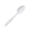 SafePro IWSSM Individually Wrapped White Medium Weight Plastic Soup Spoon, 1000/CS