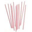 STIC 5-Inch Unwrapped Straws, White with Red, 1000-pCS Pack, 10/CS