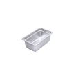 C.A.C. STPQ-23-4, 4-inch Stainless Steel 1/4 Size 23 Gauge Anti-Jam Steam Table Pan
