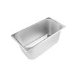 C.A.C. STPT-S25-6, 6-inch Stainless Steel 1/3 Size 25 Gauge Standard Steam Table Pan