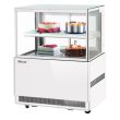 Turbo Air TBP36-46FN-W, 36-inch 2 Tiers White Refrigerated Bakery Case, Front Open