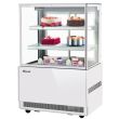 Turbo Air TBP36-54FN-W, 36-inch 3 Tiers White Refrigerated Bakery Case, Front Open