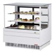 Turbo Air TCGB-48UF-W-N, 48-inch Glass White Refrigerated Bakery Case