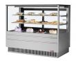 Turbo Air TCGB-60UF-S-N, 60-inch Glass Stainless Steel Refrigerated Bakery Case