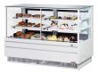 Turbo Air TCGB-72UF-CO-W-N, 72-inch Glass White Refrigerated Combo Bakery Case