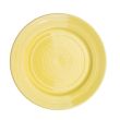 C.A.C. TG-16-SFL, 10.5-Inch Porcelain Sunflower Plate, DZ