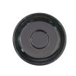 C.A.C. TG-2-BLK, 6-Inch Porcelain Black Saucer for TG-1-BLK Cup, 3 DZ/CS
