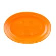 C.A.C. TG-51-TNG, 15.75-Inch Porcelain Tangerine Oval Platter, DZ