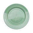 C.A.C. TG-9-G, 9.87-Inch Porcelain Green Plate, 2 DZ/CS