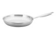 Winco TGFP-12, 12-Inch Dia Tri-Ply Stainless Steel Fry Pan w/o Lid, Natural Finish, NSF