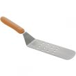 Winco TNH-91, Perforated Flexible Turner with Offset, Orange Nylon Handle and 8.25" x 2.8" Blade