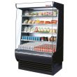Turbo Air TOM-36DXB-SP-A-N Open Display Merchandiser 39-Inch L Extra Deep Solid Side Panel-Black Ext.& Int.
