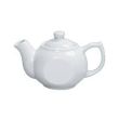 Yanco TP-4 10 Oz 6.5x3.5x2.75-Inch Porcelain White Tea Pot with Raised Lid, 36/CS