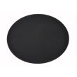 Winco TRH-2722K, 22x27-Inch Oval Tray, Black